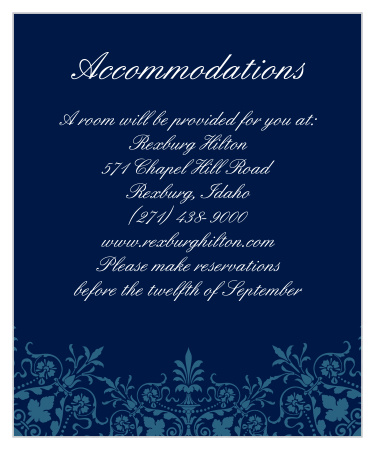 Elegant Spires Accommodation Cards