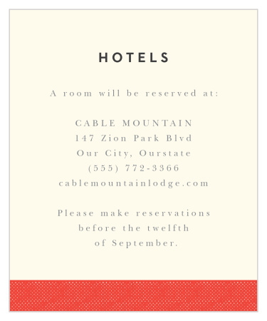 Charming Mustache Accommodation Cards