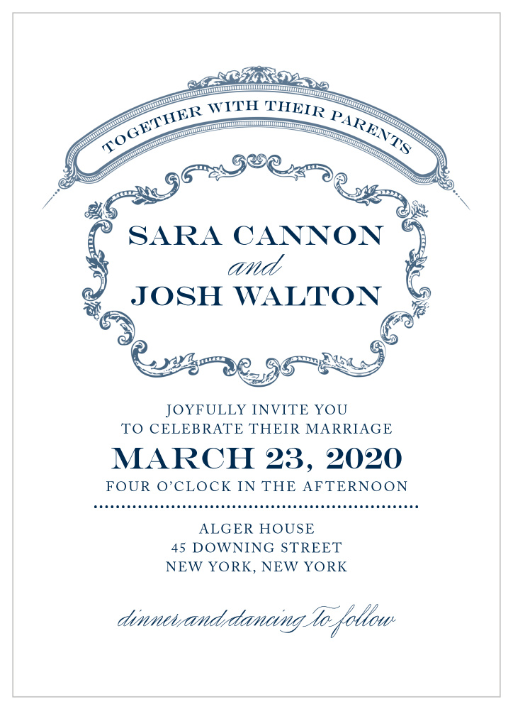 Victorian Luxe Wedding Invitations