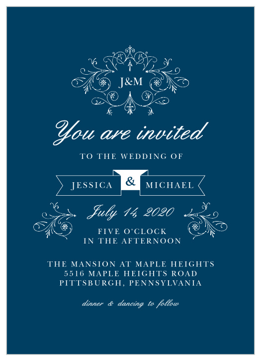 Sweet Antiquity Wedding Invitations