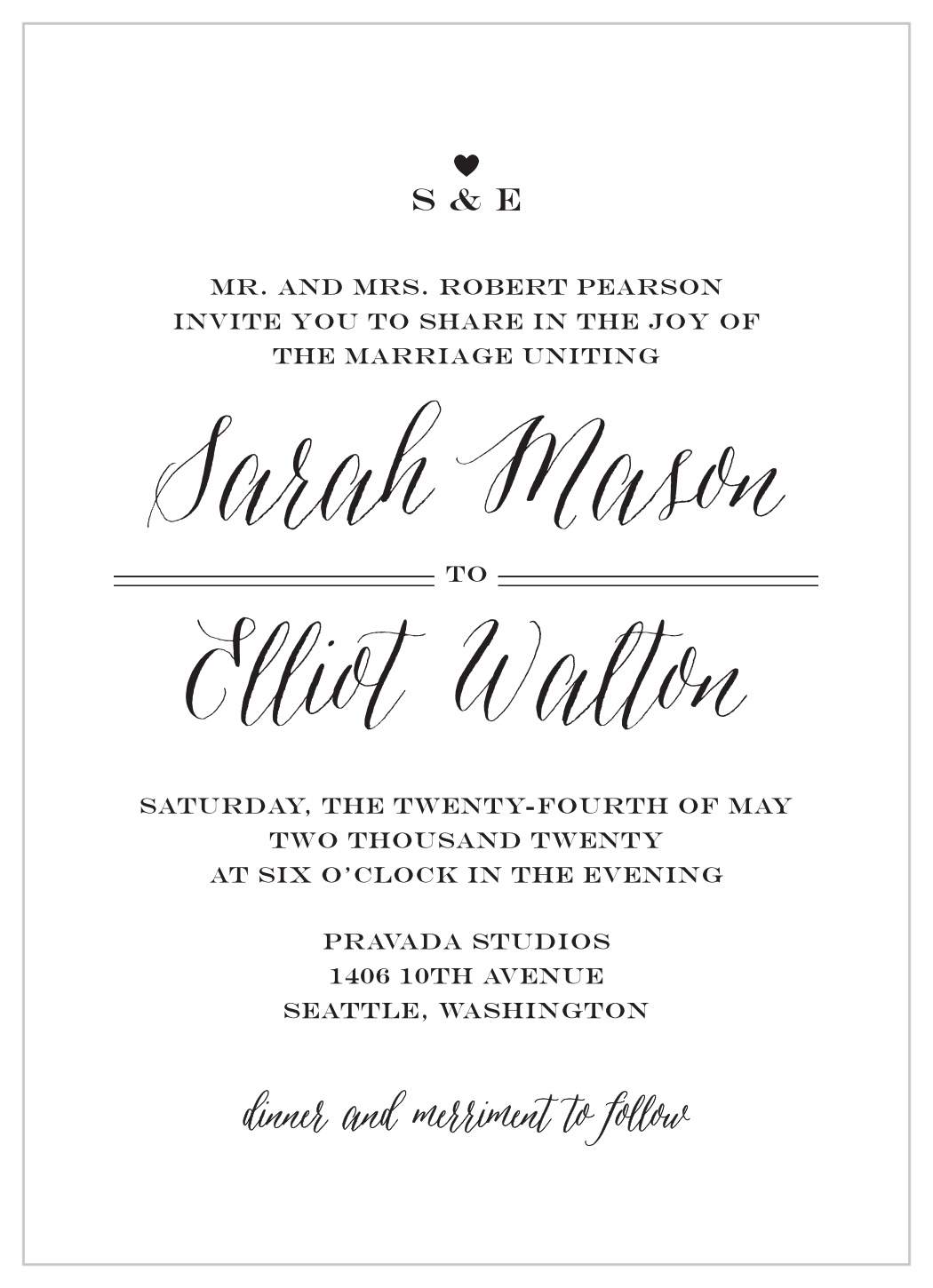 Rustic Chic Wedding Invitations