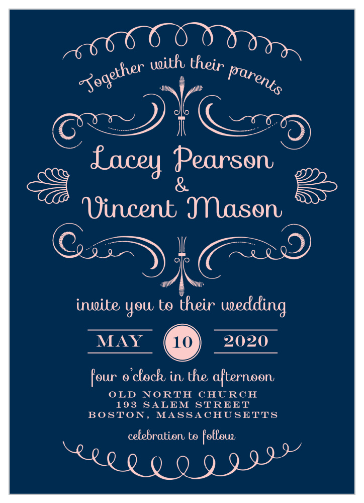 Sweet Elegance Wedding Invitations