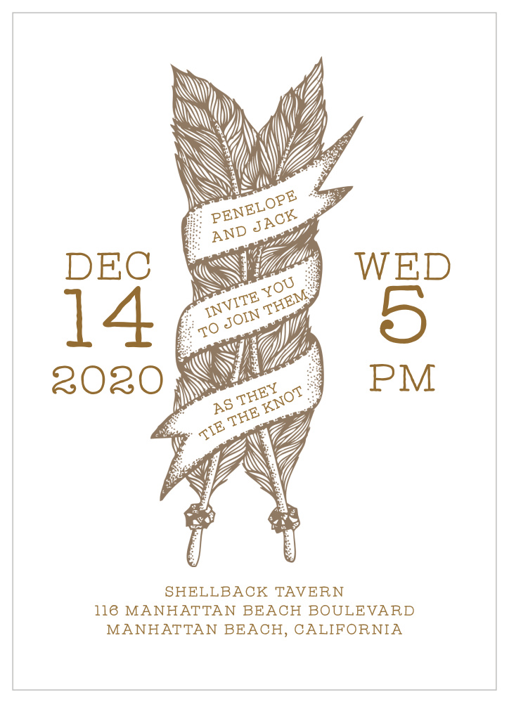 Fly Away Wedding Invitations