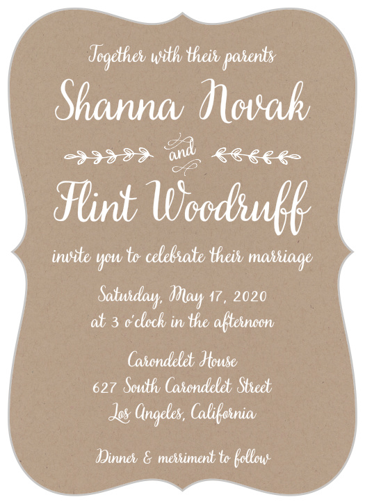 The Rustic Country Wedding Invitations is part of the Love vs Design collection by Basic Invite.