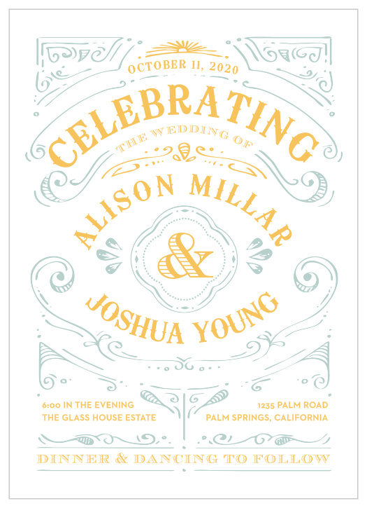 Cheerful Celebrations Wedding Invitations