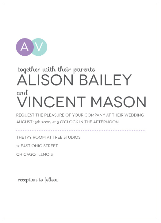 Union Bliss Wedding Invitations