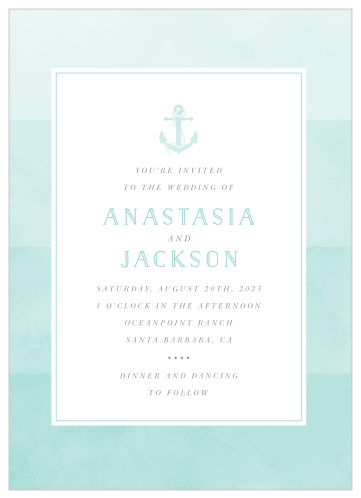 Blue Skies Wedding Invitations