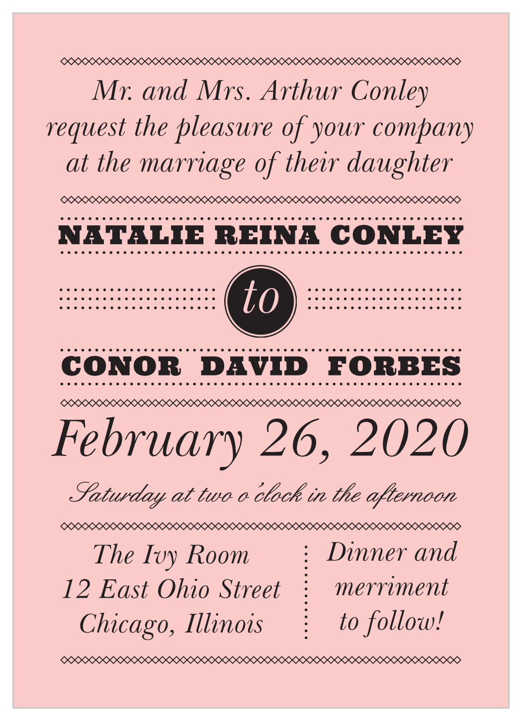 Swirly Love Wedding Invitations