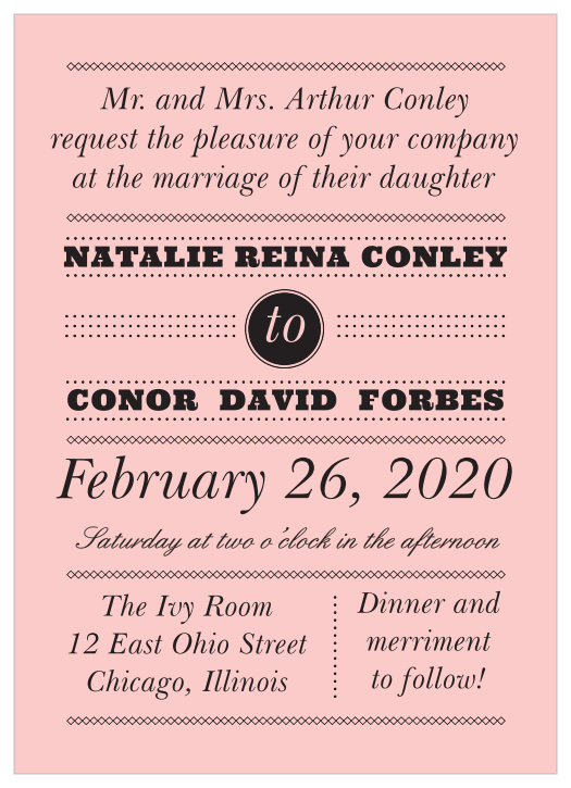 Swirly Love Wedding Invitations