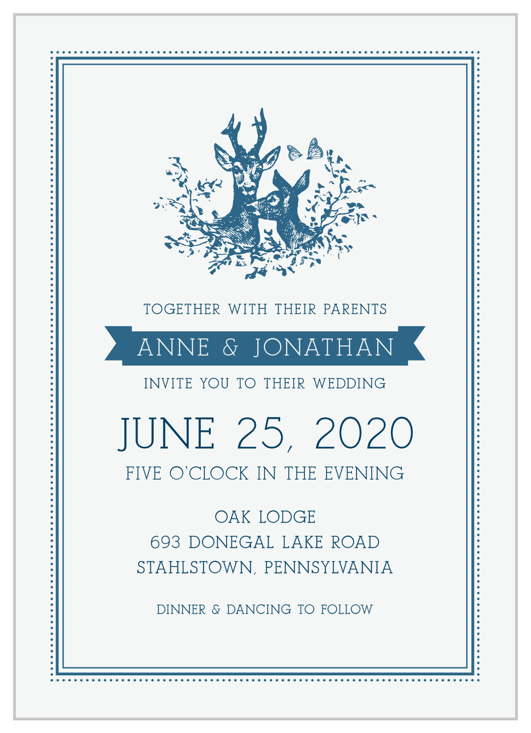 My Dear Wedding Invitations