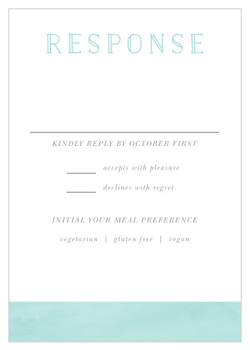Blue Skies Response Cards