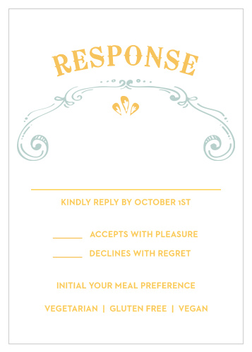Cheerful Celebrations Response Cards