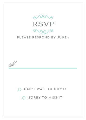 Classy & Curly Response Cards
