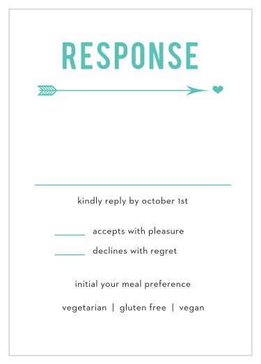 Love Struck Response Cards
