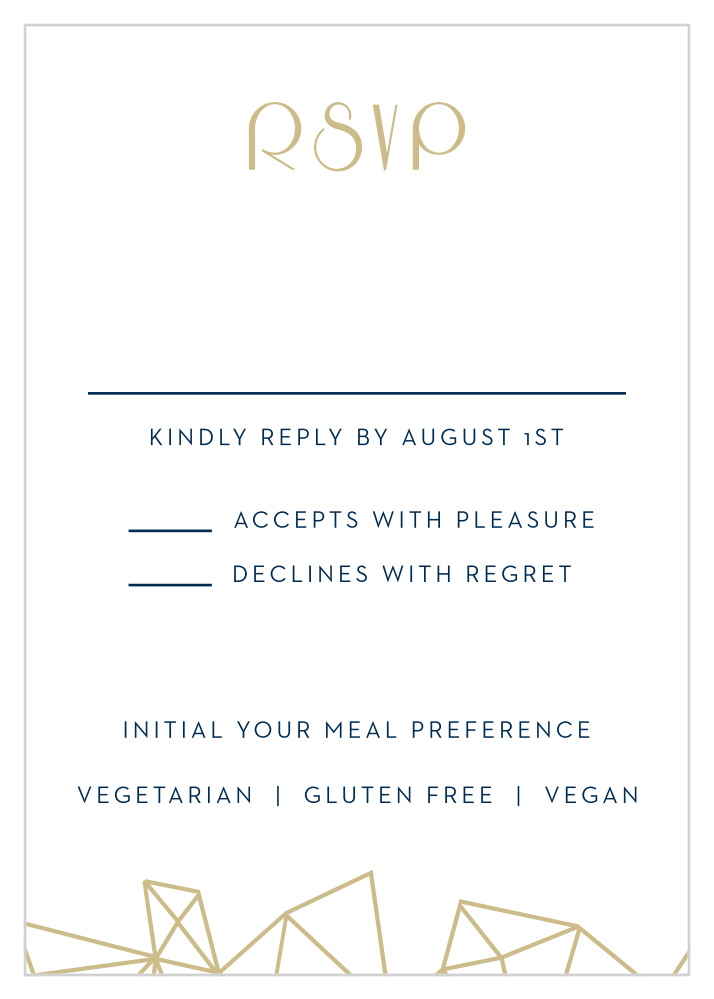 Modern Deco Response Cards