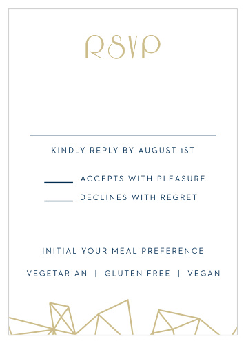 Modern Deco Response Cards