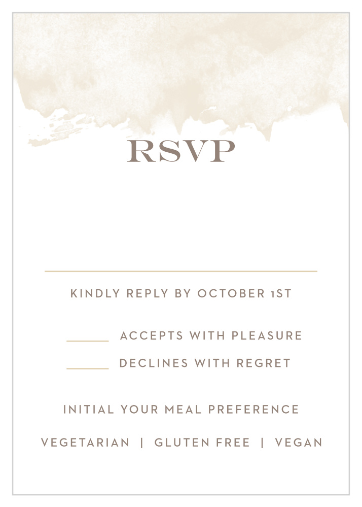 Modern Gold Response Cards