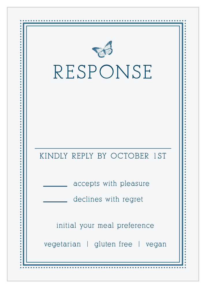 My Dear Response Cards