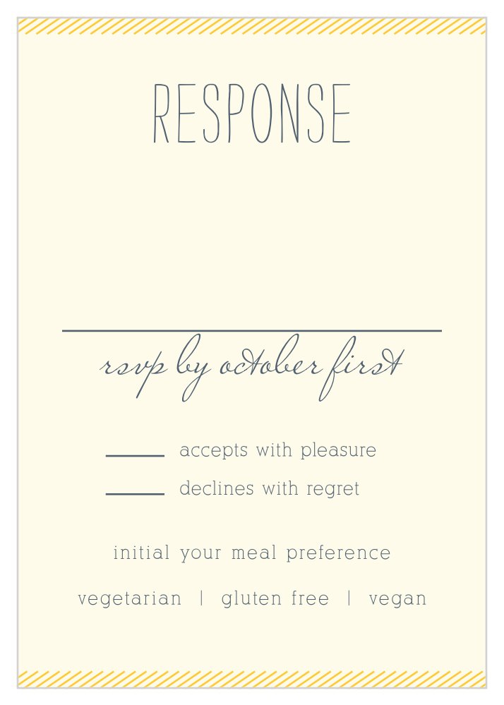 Simply Drawn Response Cards