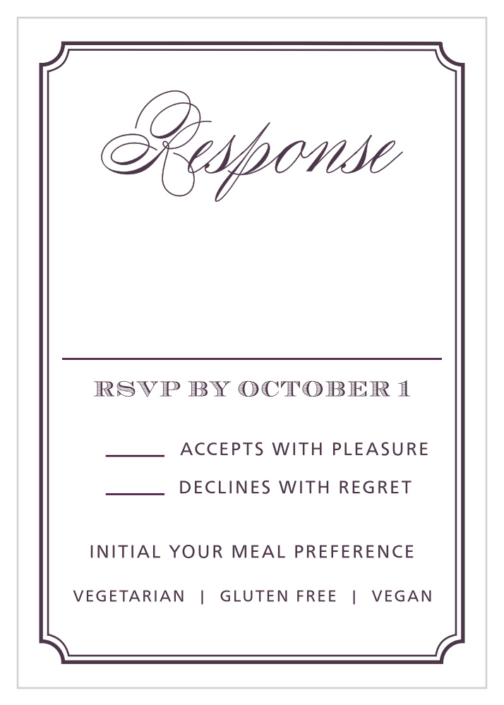 Style & Grace Response Cards
