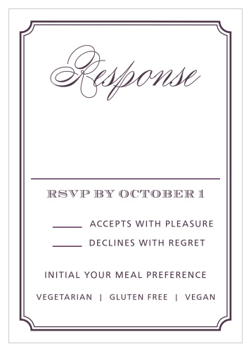 Style & Grace Response Cards