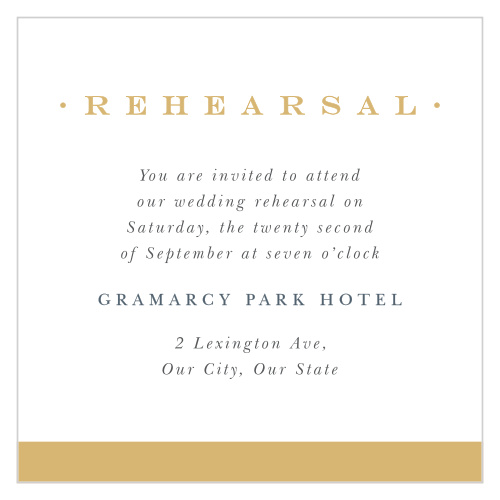 Photo Romance Rehearsal Cards