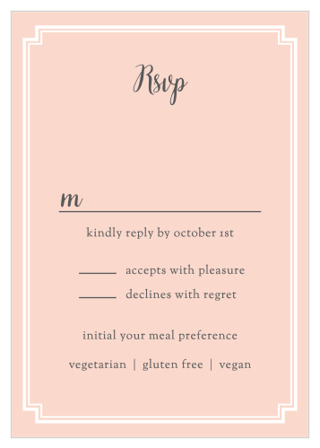 Utterly Chic Response Cards