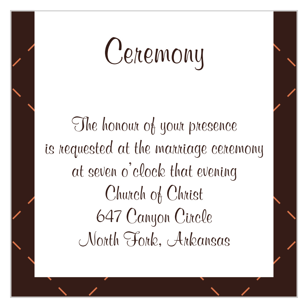 Photo Strip Ceremony Cards