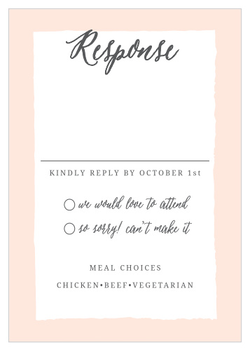 Painted Border Response Cards