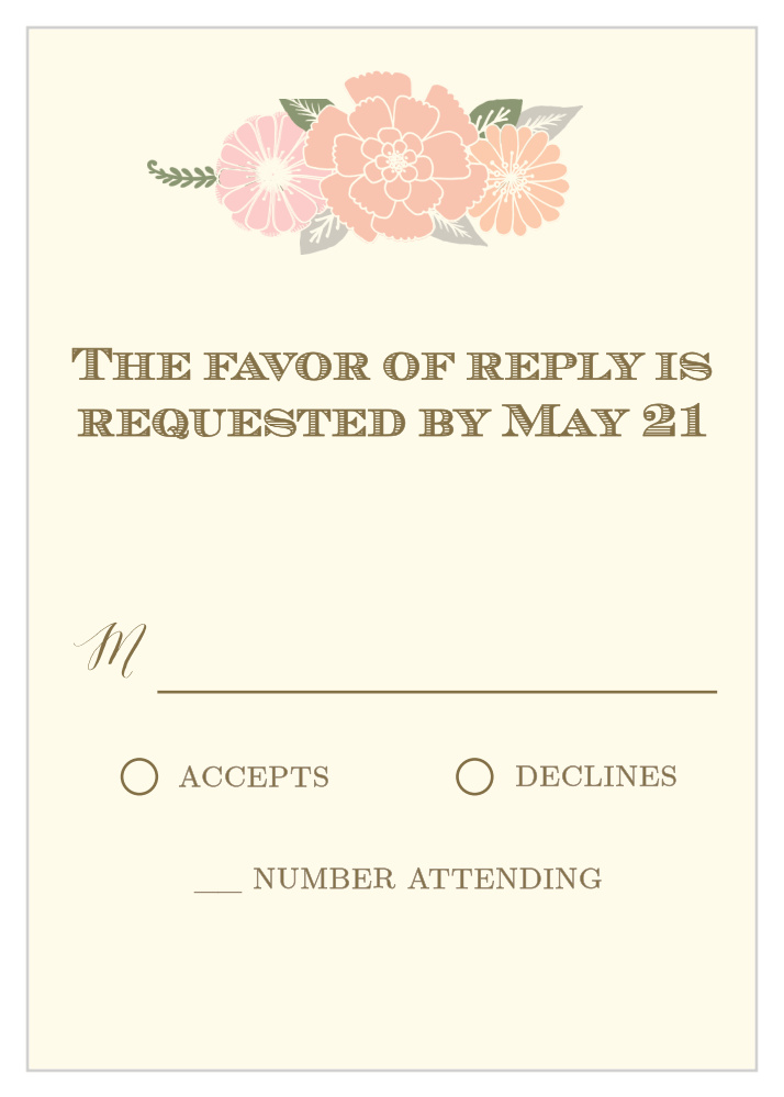 Blooming Antlers Response Cards
