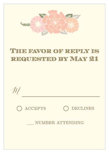 Blooming Antlers Response Cards