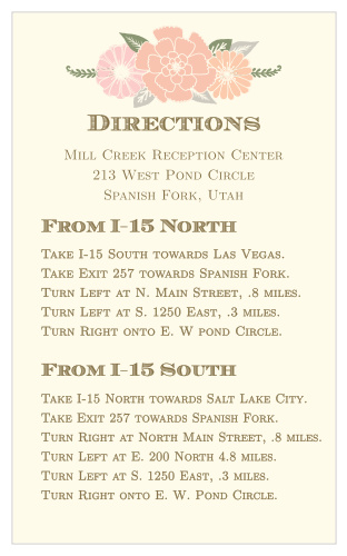 Blooming Antlers Direction Cards