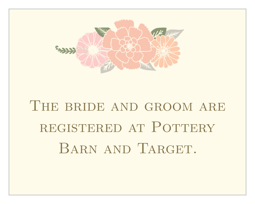 Blooming Antlers Registry Cards