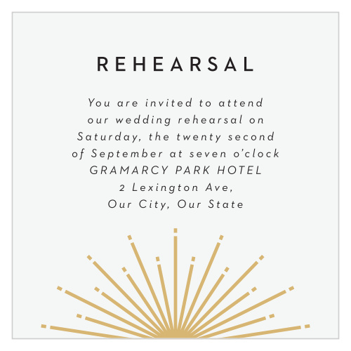 Ornamental Badge Rehearsal Cards