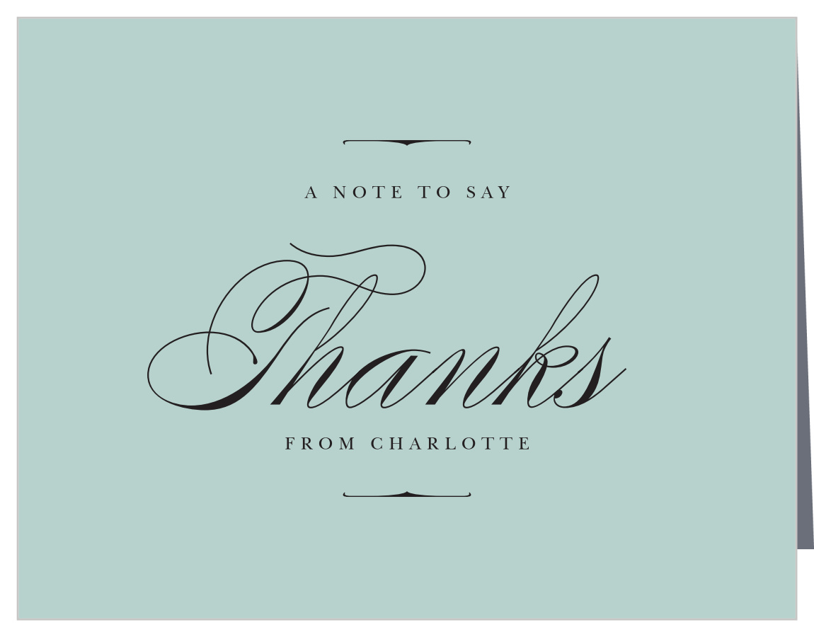 Vintage Honors Graduation Thank You Cards