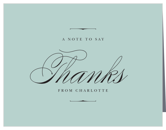 Vintage Honors Graduation Thank You Cards
