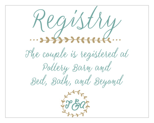 Back to Nature Registry Cards