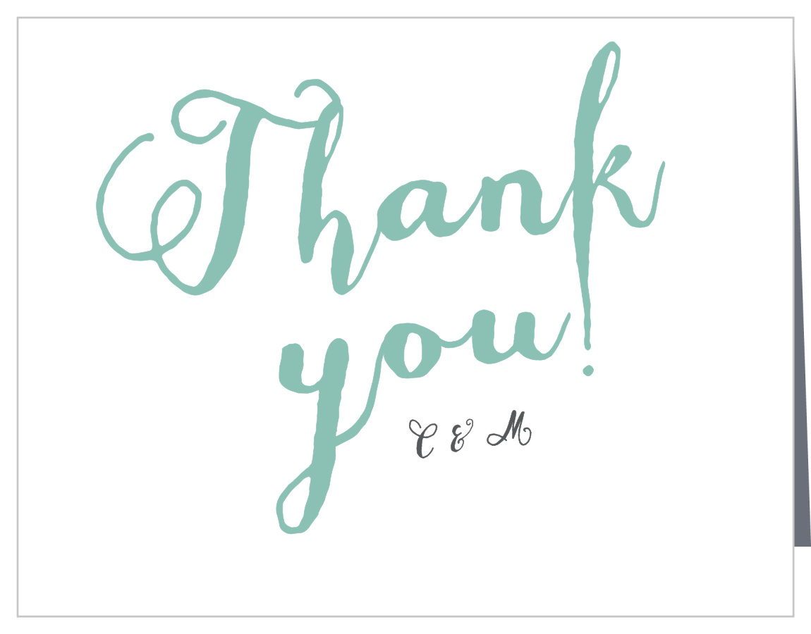 Float Away Wedding Thank You Cards