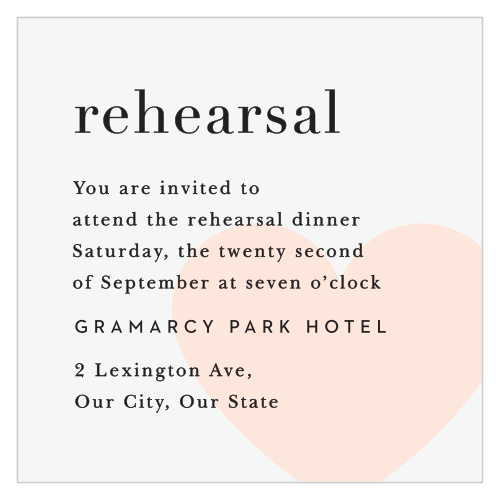 Heart to Heart Rehearsal Cards