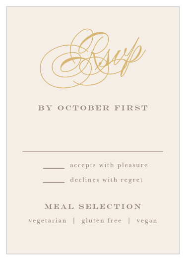 Ribbon & Scrolls Response Cards