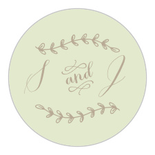 The rustic, natural country feeling Rustic Country logo squares will help put the final touches on your already great invitation suite.
