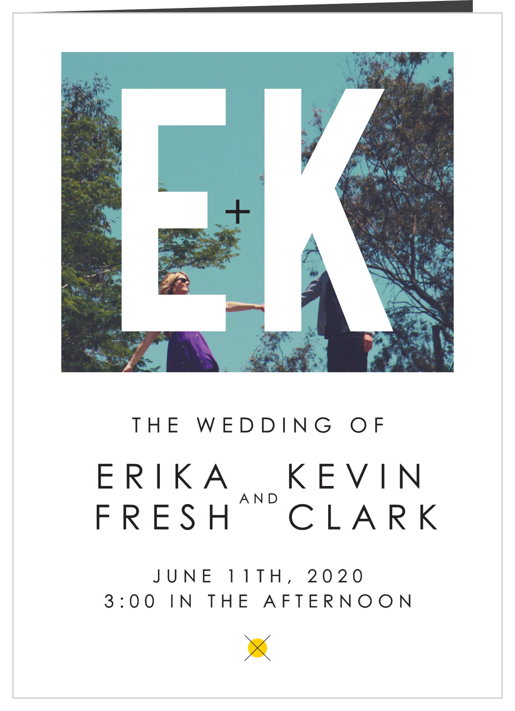 Your Initials Wedding Programs