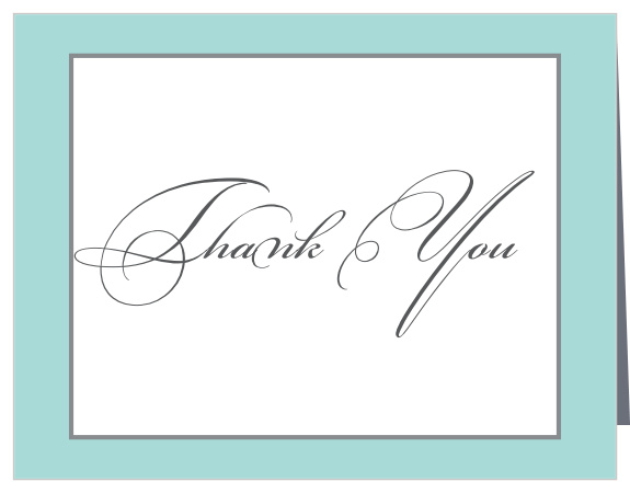 Simply Formal Graduation Thank You Cards