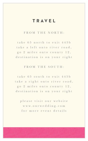 Charming Mustache Direction Cards
