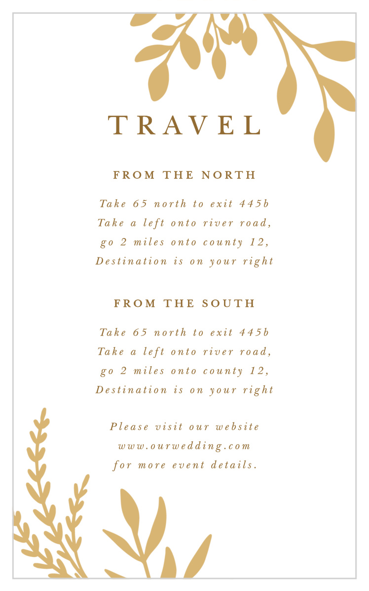 Autumn Leaves Direction Cards