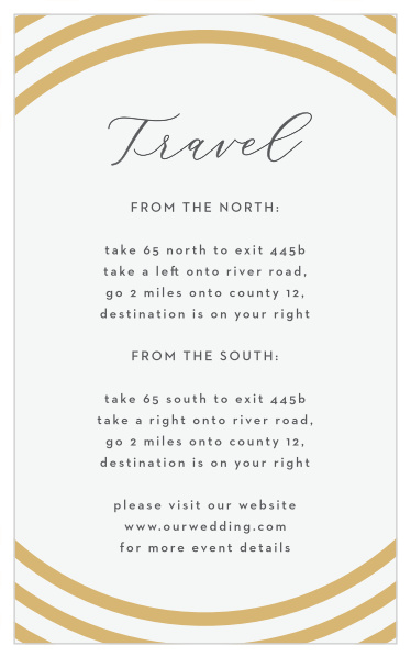 Modern Circles Direction Cards