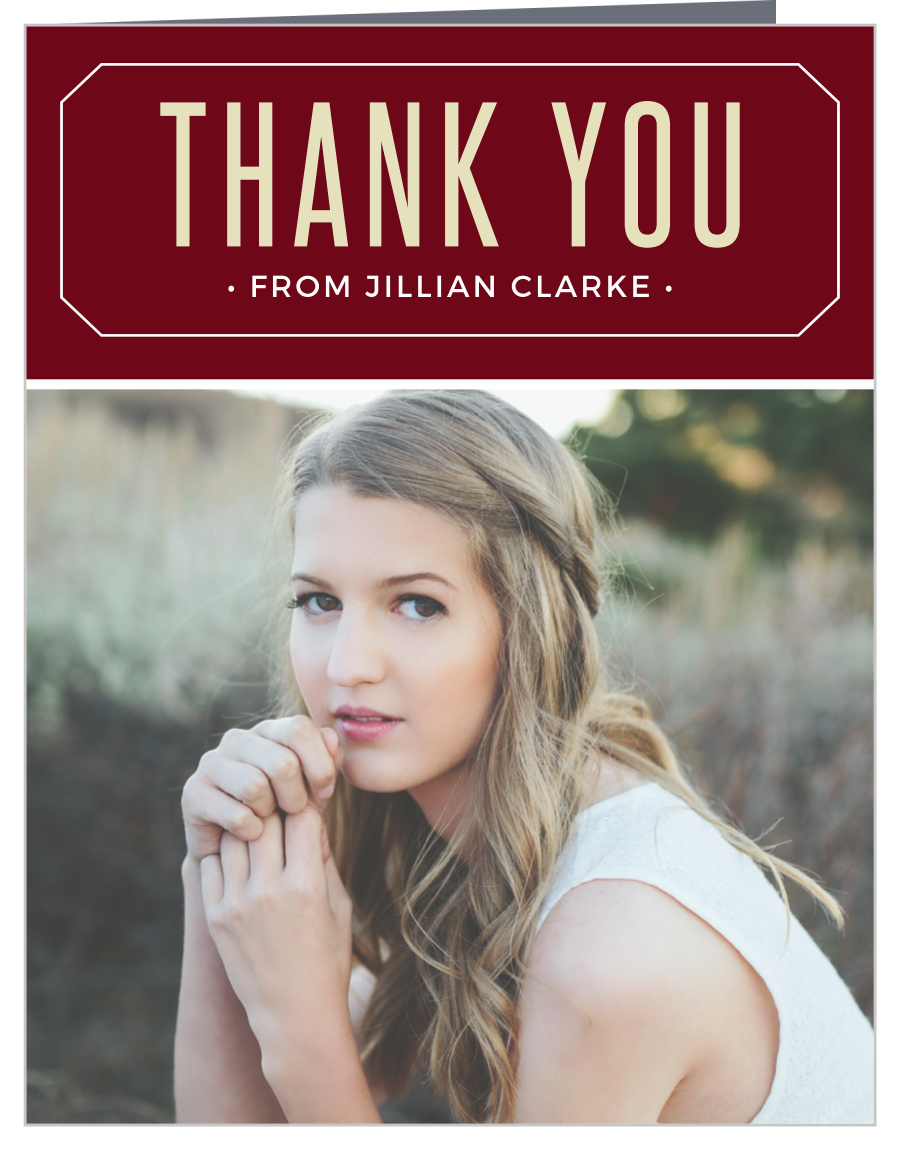 Multi Photo Graduation Thank You Cards