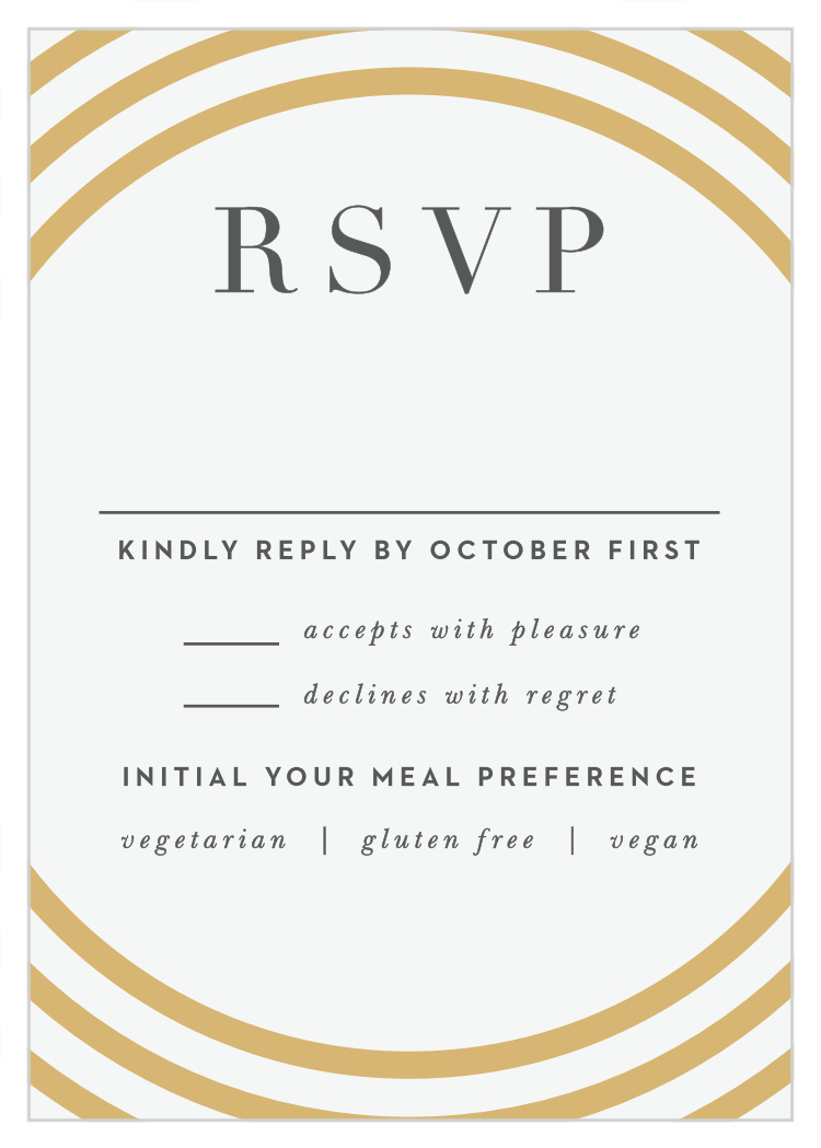 Modern Circles Response Cards