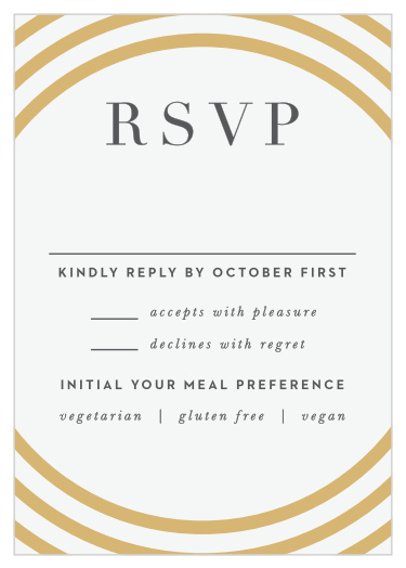 Modern Circles Response Cards