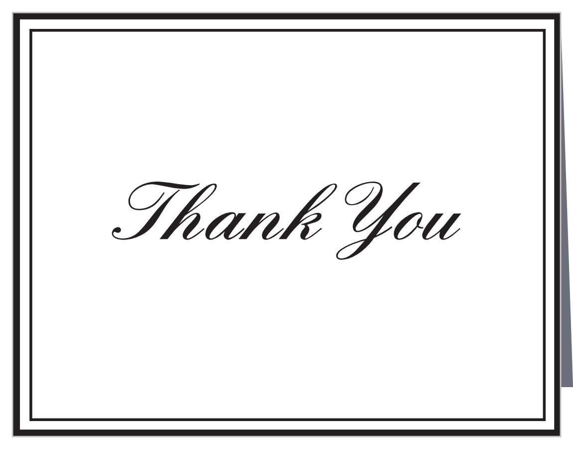 Traditional Styles Graduation Thank You Cards